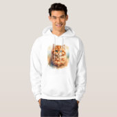 Schattige Ginger Tabby Cat Classic T-shirt (Voorkant volledig)