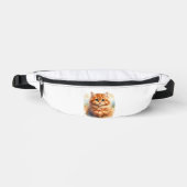 Schattige Ginger Tabby Cat Classic T-shirt Heuptasje (Voorkant)