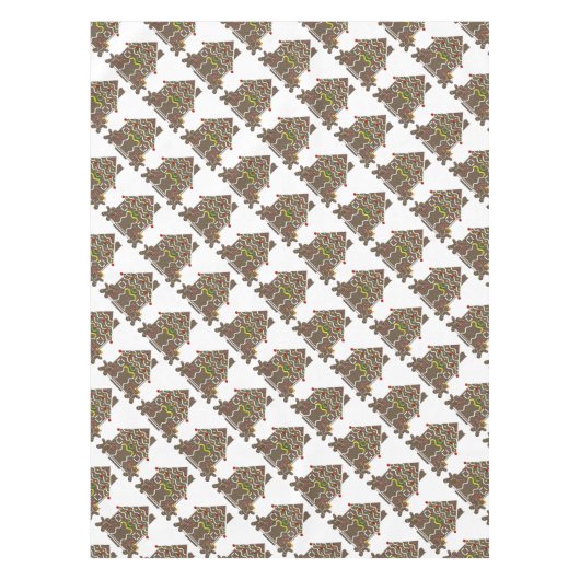 Schattige Gingerbread House Cookies Tafelkleed (Voorkant)