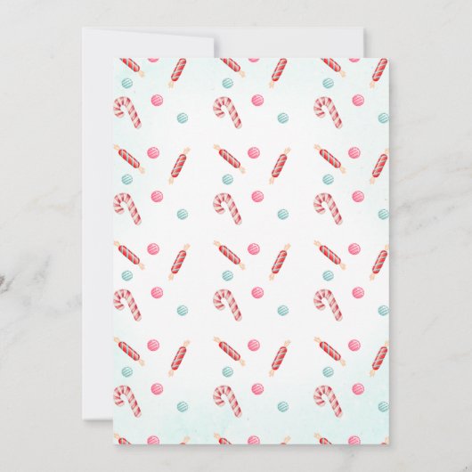 Schattige Gingerbread House Verjaardag Dank u kaar Kaart (Achterkant)