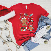 Schattige Gingerbread Man Kerst T-shirt