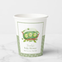 Schattige Gingham Groene Zoete Erwt In Peul Babyfe