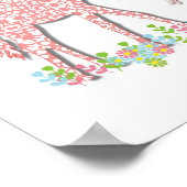 Schattige Giraf Fantasie Persoonlijke Foto voor Ki Poster (Hoek)