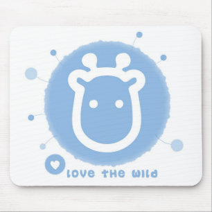 schattige giraf muismat