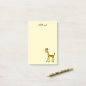 schattige giraf post-it® notes (Op bureau)