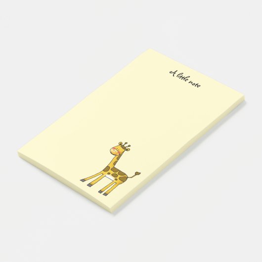 schattige giraf post-it® notes (Schuin)