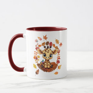 Schattige Giraffe “Autisme Geweldige Herfst” Mok