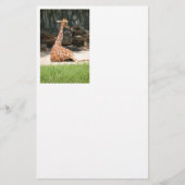 Schattige Giraffe Briefpapier (Voorkant)