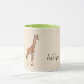 Schattige Giraffe Dier Mok (Midden)