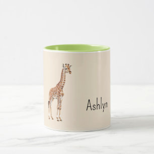 Schattige Giraffe Dier Mok