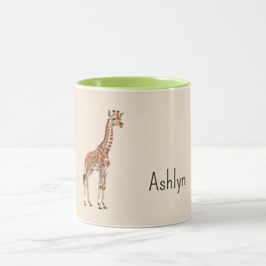 Schattige Giraffe Dier Mok (Midden)