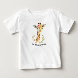 Schattige giraffe dieren 1e eerste meisje verjaard