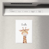 Schattige Giraffe Dieren Magneet (Insitu (Vaatwasser))