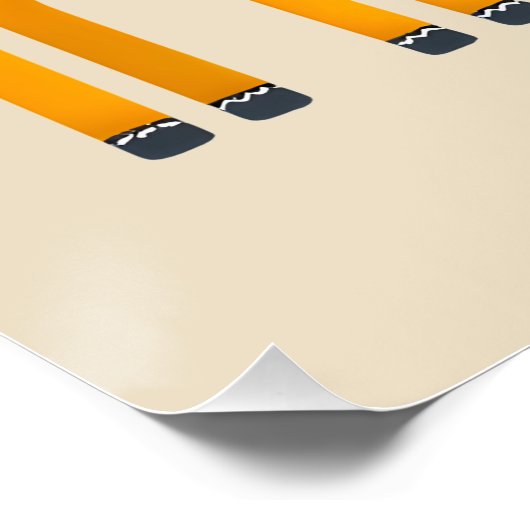 Schattige Giraffe en Olifant Safari Vrienden  Perfect Poster (Hoek)