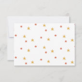 Schattige giraffe. Grappig dier safari kinderverja Bedankkaart (Achterkant)