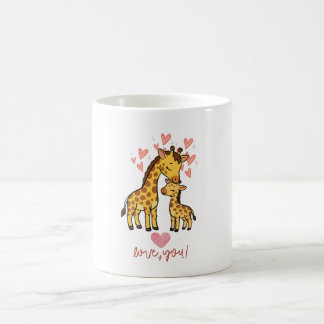 Schattige Giraffe Grappige Cartoon Dier Mok – Scha