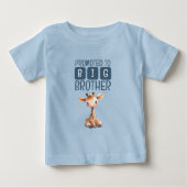Schattige giraffe grote broer blauw (Voorkant)