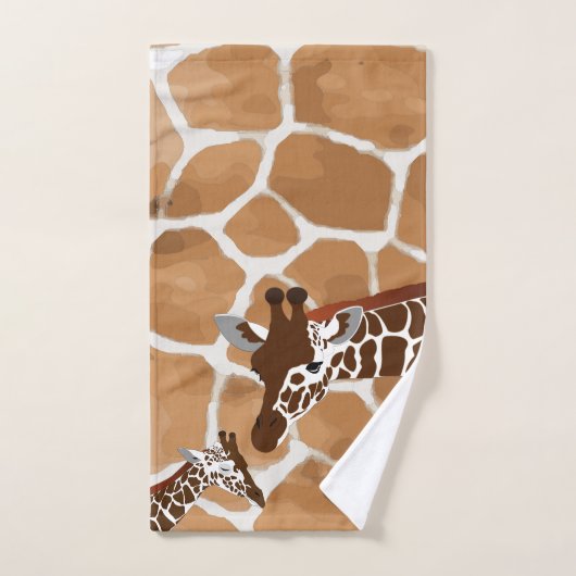 Schattige Giraffe Handdoek (Handdoek)