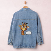 schattige Giraffe in actie! Denim Jacket (Hangar)