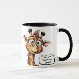 Schattige Giraffe in actie!" Mok