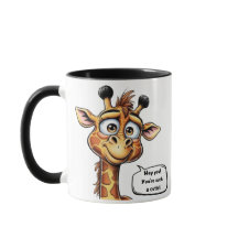 Schattige Giraffe in actie!"