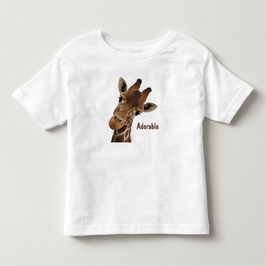 Schattige Giraffe Kinder Shirts (Voorkant)