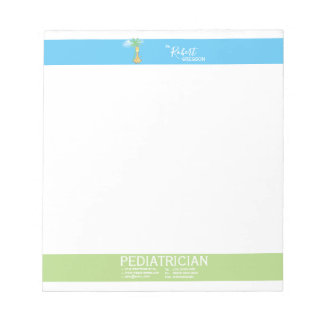 Schattige Giraffe Kinderarts / Pediatrische arts Notitieblok