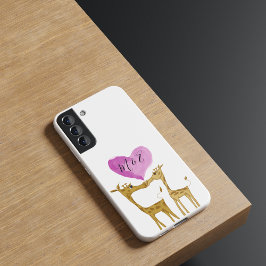 Schattige Giraffe Lovers Case-Mate iPhone 14 Pro Max Hoesje