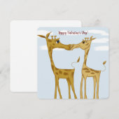 Schattige Giraffe Lovers Feestdagenkaart (Voorkant / Achterkant)