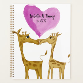 Schattige Giraffe Lovers Planner