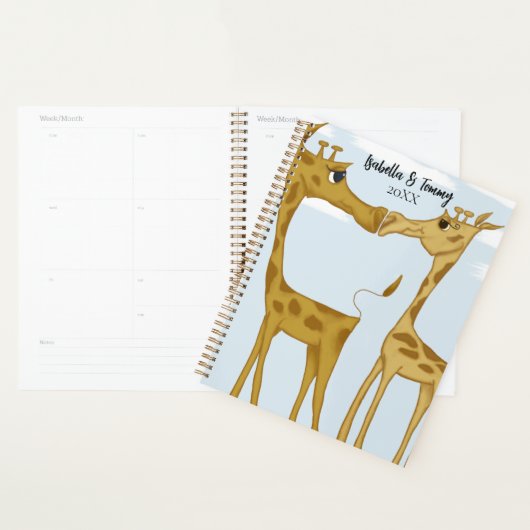 Schattige Giraffe Lovers Planner (Display)