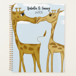 Schattige Giraffe Lovers Planner