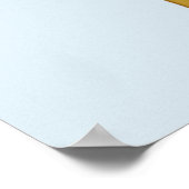 Schattige Giraffe Lovers Poster (Hoek)