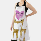 Schattige Giraffe Lovers Schort (Insitu)