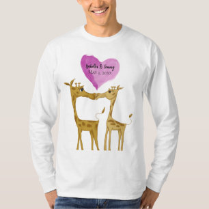 Schattige Giraffe Lovers T-shirt
