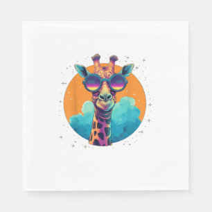 Schattige Giraffe Mannen Vrouwen Kinderen _1 Servet
