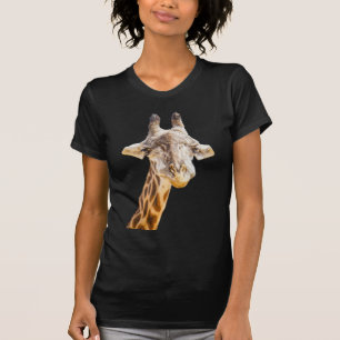 Schattige Giraffe Modern Grappige Wilde Dieren T-shirt