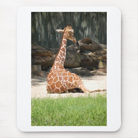 Schattige Giraffe Muismat (Voorkant)