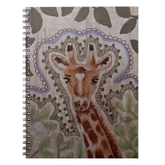 Schattige Giraffe Notitieboek (Voorkant)