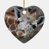 Schattige Giraffe Ornament (Achterkant)