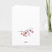 Schattige Giraffe Paar Liefde U Meer Quote Kaart (Achterkant)