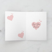 Schattige Giraffe Paar Liefde U Meer Quote Kaart (Binnen)