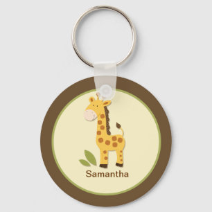 SCHATTIGE GIRAFFE SLEUTELHANGER