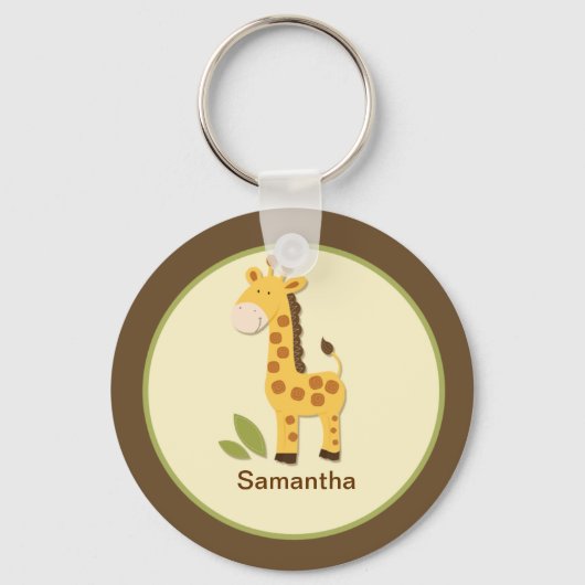 SCHATTIGE GIRAFFE SLEUTELHANGER (Voorkant)
