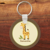 SCHATTIGE GIRAFFE SLEUTELHANGER (Voorkant)