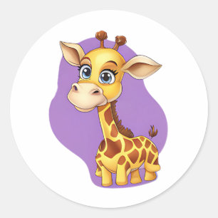 Schattige Giraffe Sticker – Schattigee Cartoon Ani