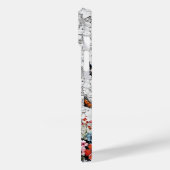 Schattige Giraffe Wildflowers Vlinders en Kant Case-Mate iPhone Case (Achterkant / Links)