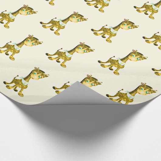 Schattige Giraffes inpakpapier (Hoek)