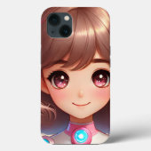 Schattige Girl's design Case-Mate iPhone Case (Achterkant)