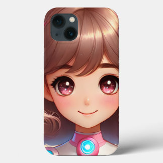 Schattige Girl's design Case-Mate iPhone Case